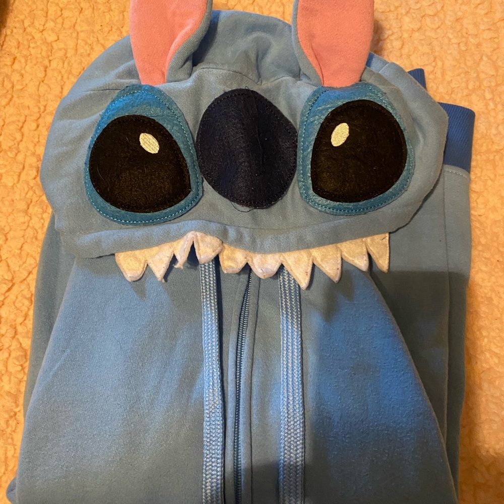 Disney kids extra-large zip up stitch sweatshirt - Picture 1 of 5